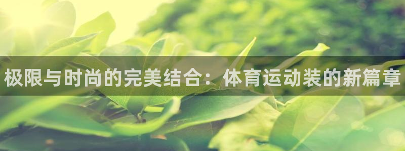 MK体育官方正版app五金厂：极限与时尚的完美结合：体育运动